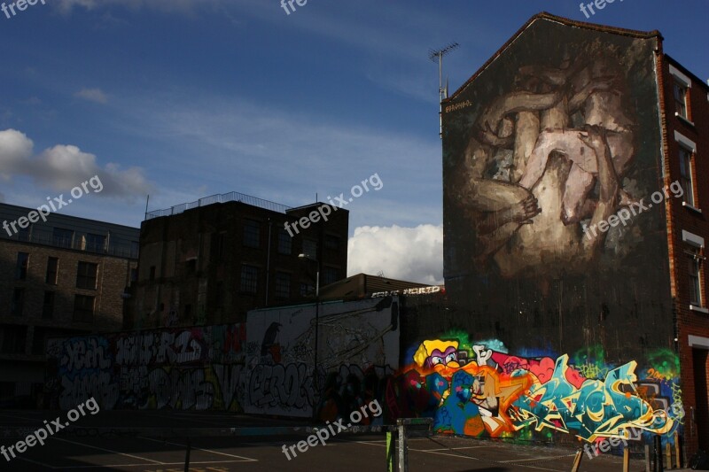 London Brick Lane City Graffiti Architecture