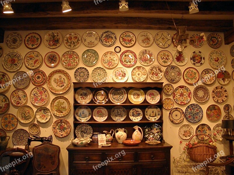 Plate Wall Container Ornament Europe