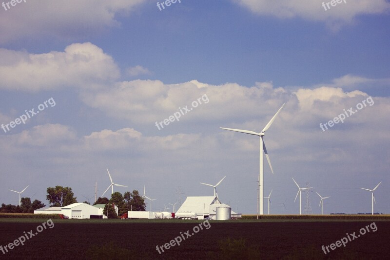 Wind Power Wind Energy Wind Turbines Environmentally Friendly Electricity