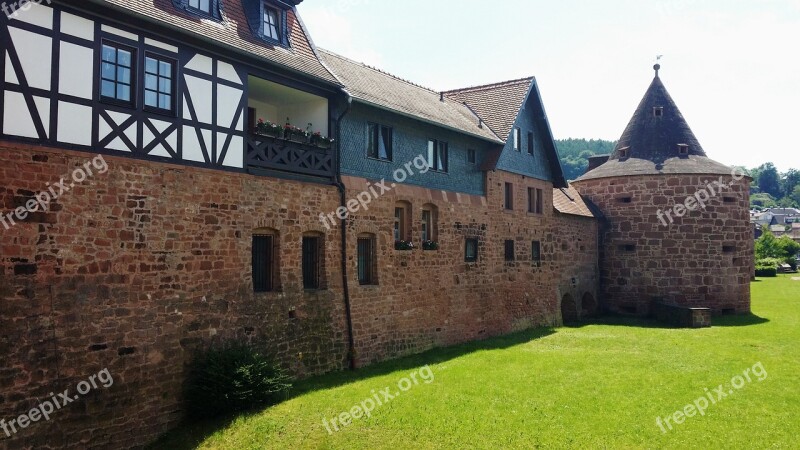 Büdingen Fortress City Wall Historic Center Bulwark