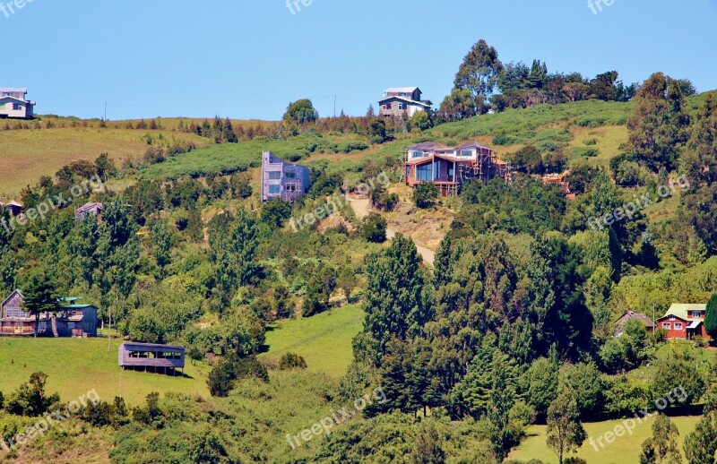 Castro Chile South America Landscape Outside