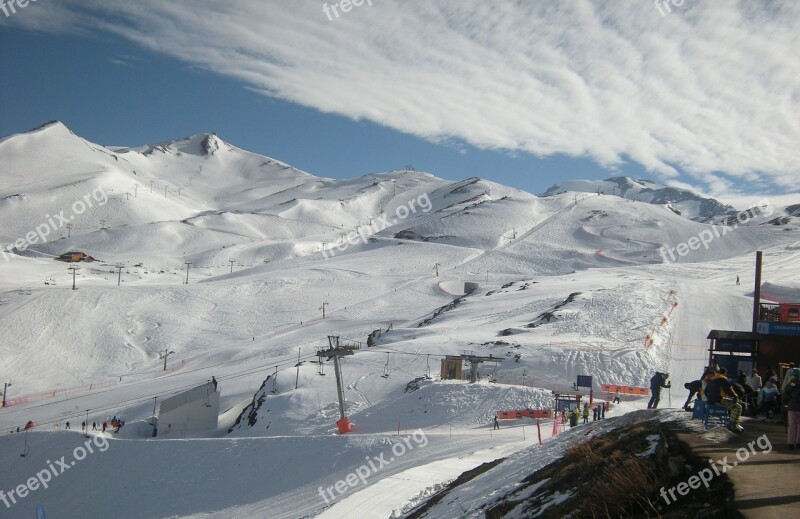 Ski Resort Ski Winter Sports Slope Piste