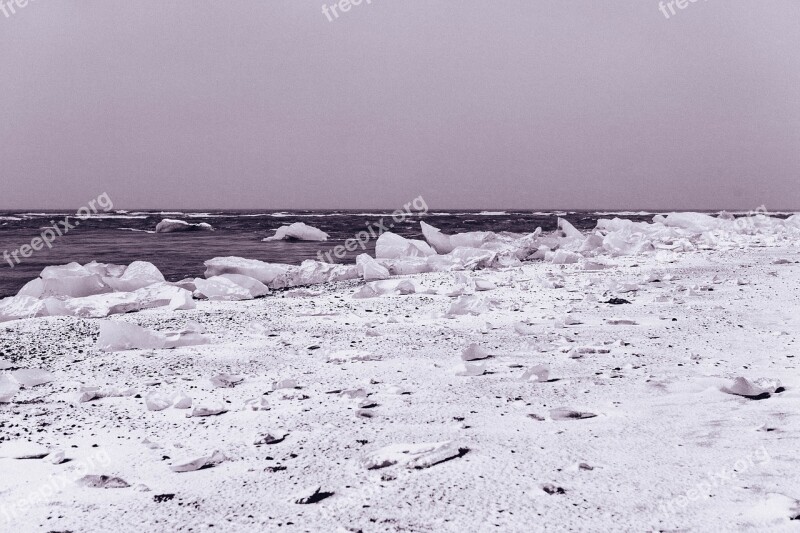 Ice Floe Floating Ice Sheets Floes Antarctica Ice