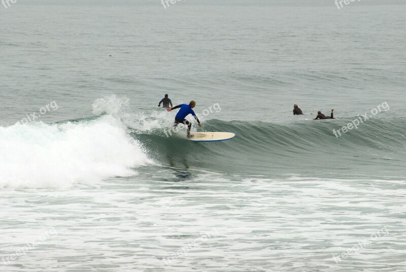 Surfing Beach Surf Surf Ocean Surf-riding