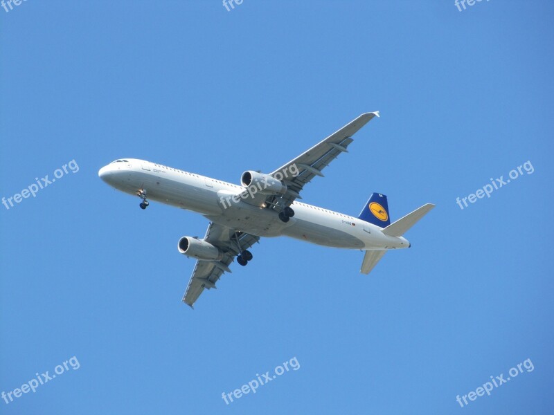 Flying Aircraft Sky Lands Take Off