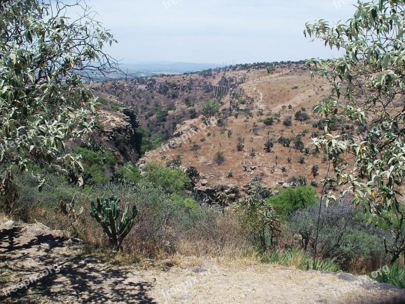 Desert Landscape Mountain Wild Nature Arid Mexico