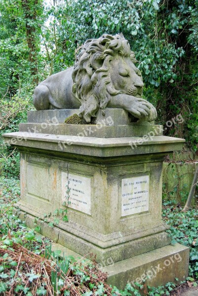 Cemetery Tombstone Grave Sculpture Monument