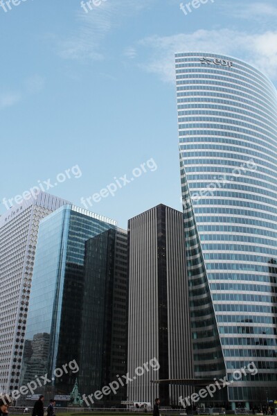 Paris Skyscraper Architecture Building Facade