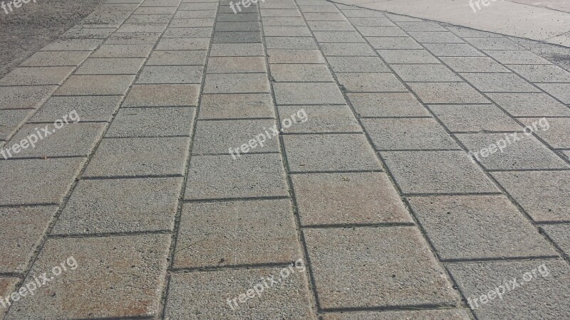 Concrete Tiles Ground Cement Square