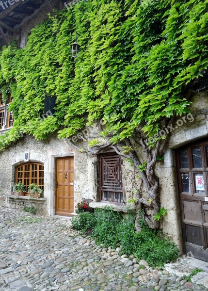 Pérouges Village Good Looking France Medieval