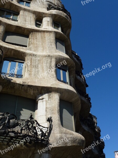 Gaudi Barcelona Architecture Spain Historic