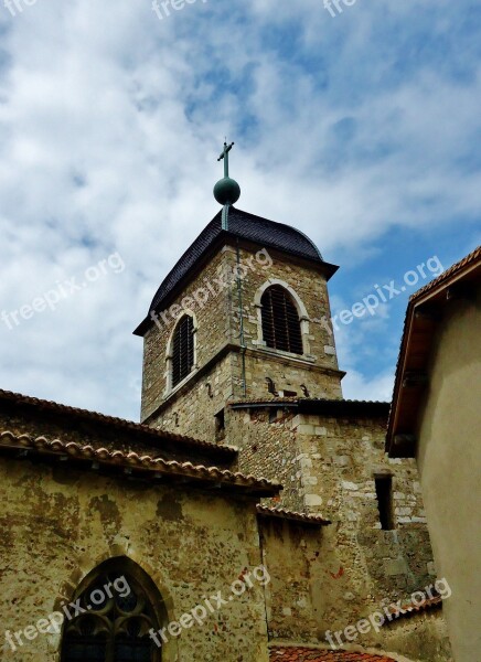 Pérouges Village Good Looking France Medieval