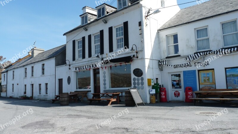 Ireland Village Old Town Building Tavern