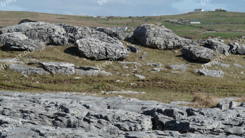 Ireland Rocks Landscape Nature Free Photos