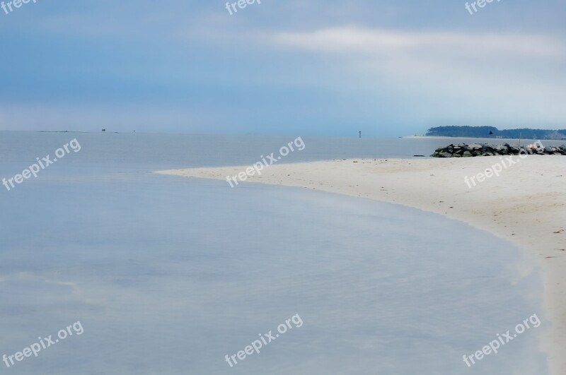 Beach Sand Ocean Sea Water