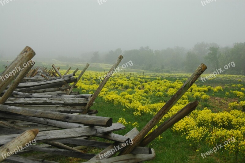 Gettysburg Nature History Fence Battle