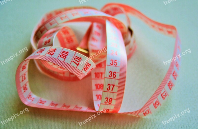 Tape Measure Tape White Measured Marked