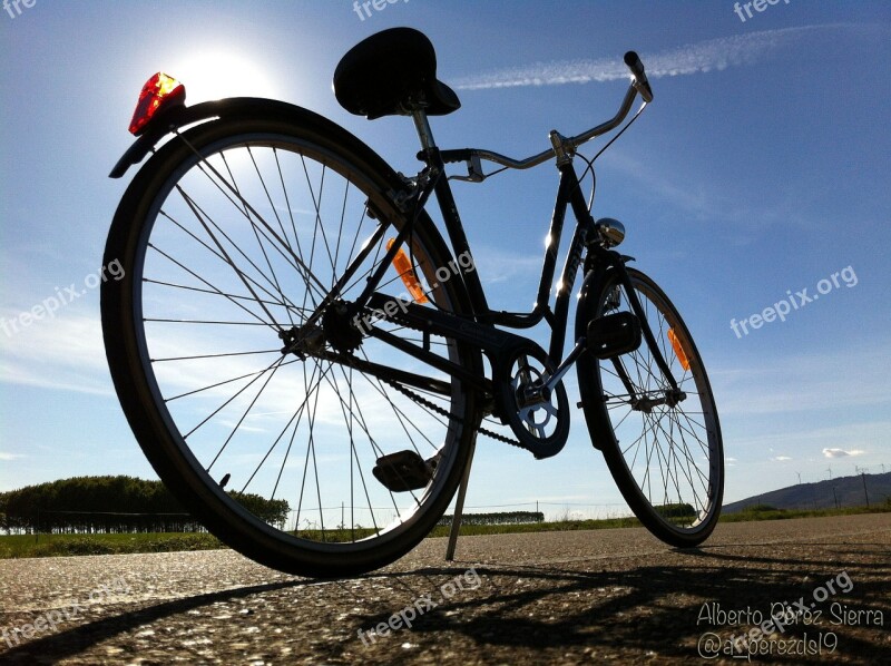 Bicycle Bike Old Bicycles Sunset