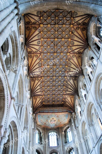 Architectural Cathedral Religion Arches Decorated