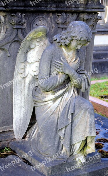 Angel Tomb Cemetery Tombstone Grave