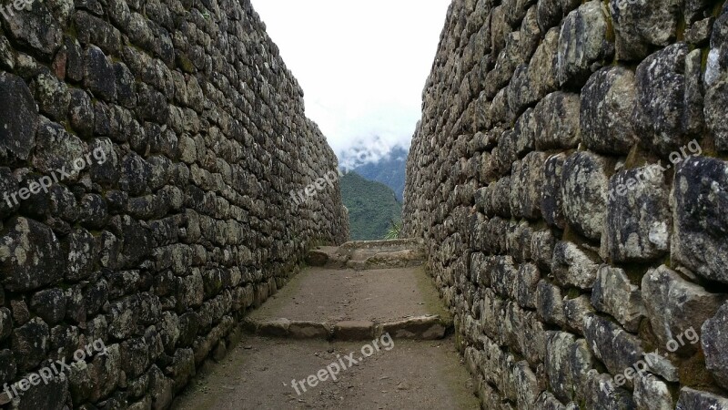 Stone Wall Inca Machu Picchu Pixar Free Photos