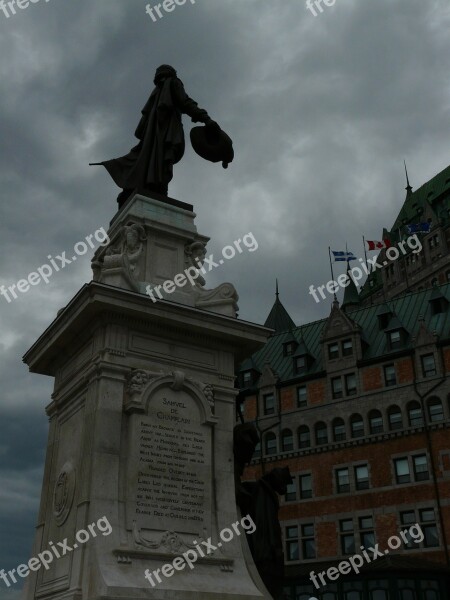 Samuel De Champlain Quebec City 1608 History Champlain