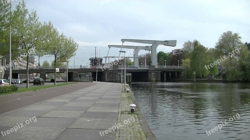 Rotterdam Water Bridge Stadt River Crossing