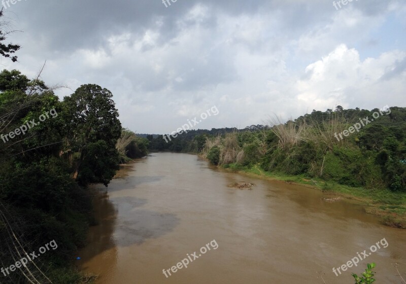 River Cauvery Kaveri Monsoon Flow Kodagu