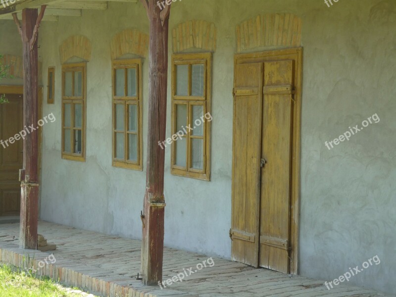 House Door Old House Window Wood