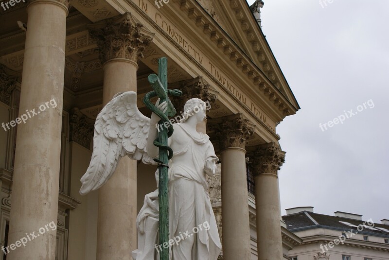 Vienna Architecture Church Statue Angel