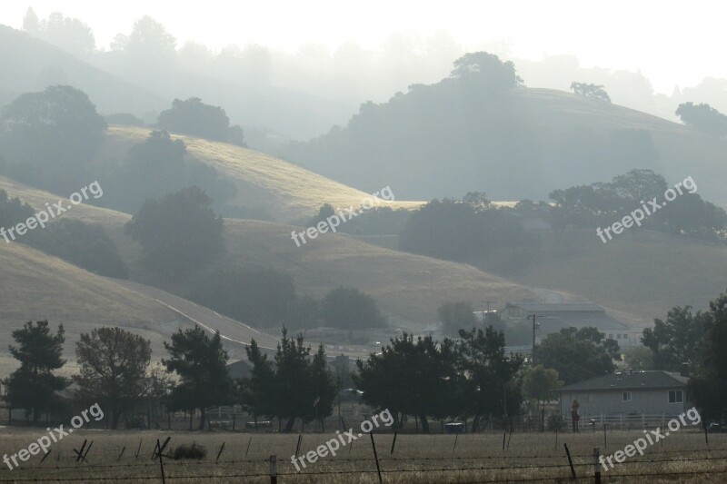 Hills Mountains Scenic Rural Trees