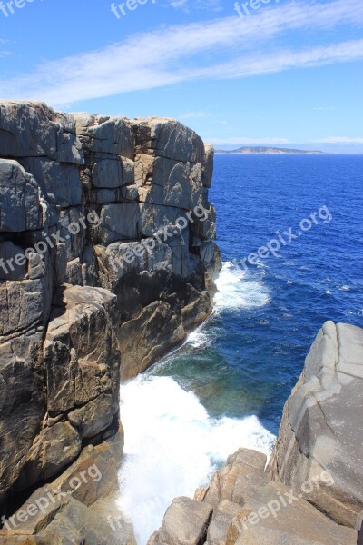 Albany Coast Shore Rocks Ocean