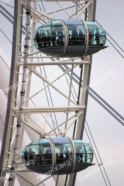 London Eye Ferris Wheel Big Wheel Observation Wheel England