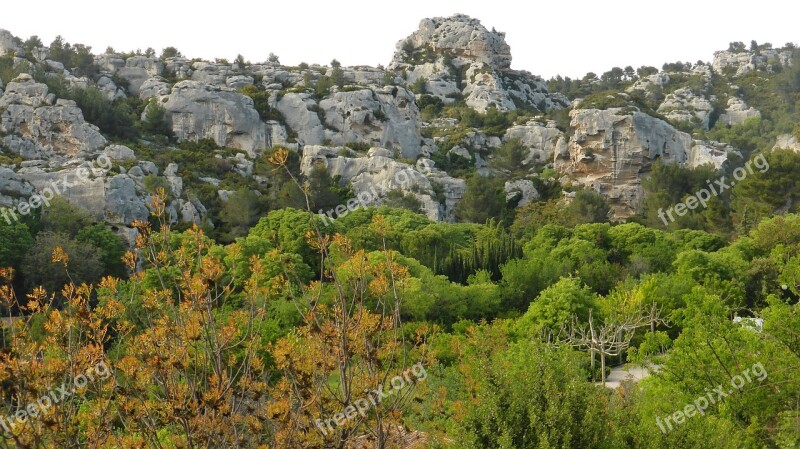 Provence Light Color Landscape Les Baux