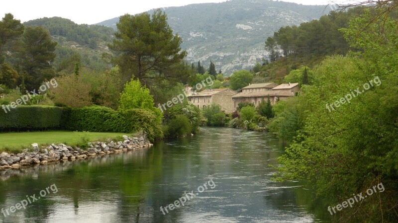 Provence Light Color Landscape Fontaine De Vaucluse