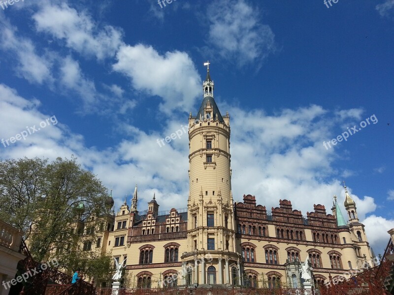 Schwerin Castle Germany Mecklenburg Western Pomerania Places Of Interest