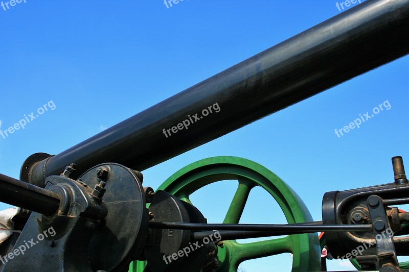 Steam Engine Engine Steam Black Green