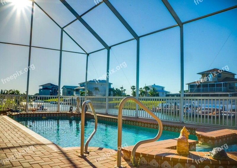 Pool Florida Architecture Buildings Swimming Pool