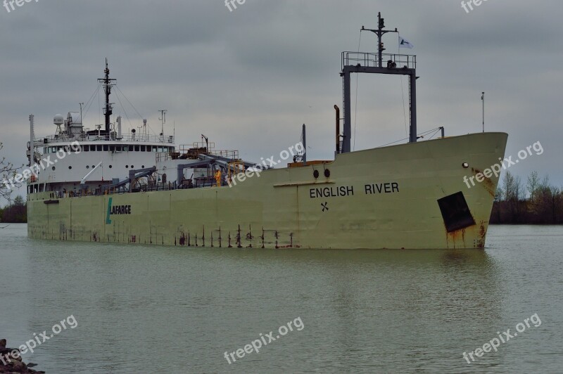 Welland Canal Canada Ship English River Transit