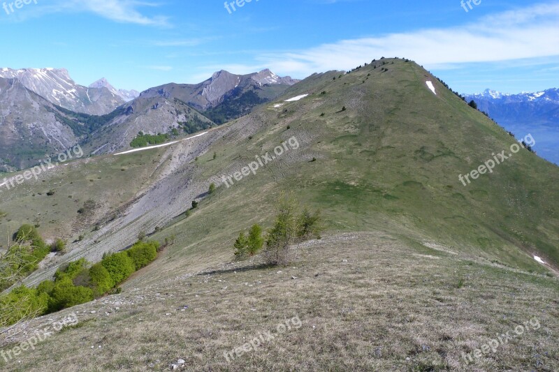 Landscape Nature Mountain Hiking Col