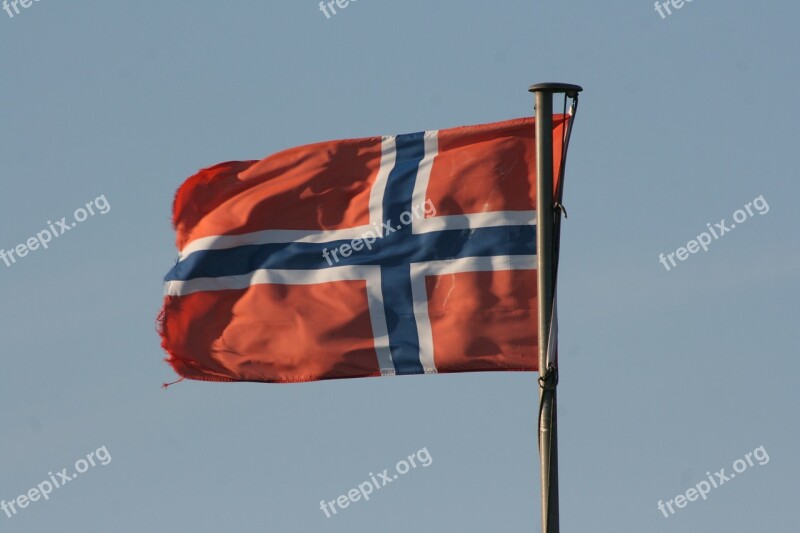 Norway Flag Norwegian Norwegian Flag Free Photos