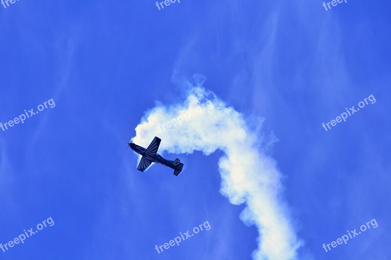 Silver Falcon Aerobatic Team Aircraft Jet Skill Smoke