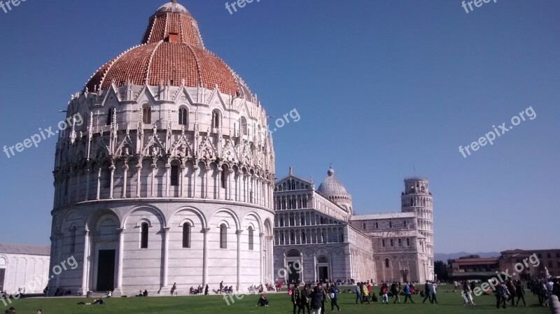 Piazza Dei Miracoli Pisa Torre Monument Art