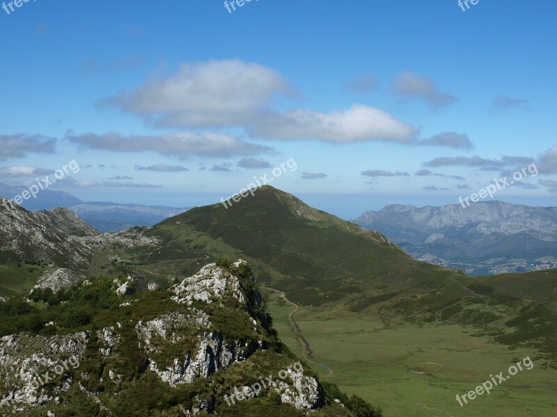 Mountains Clouds Mountain Landscape Sky