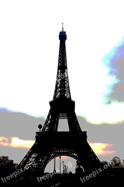 Eiffel Tower Paris France Europe Places Of Interest