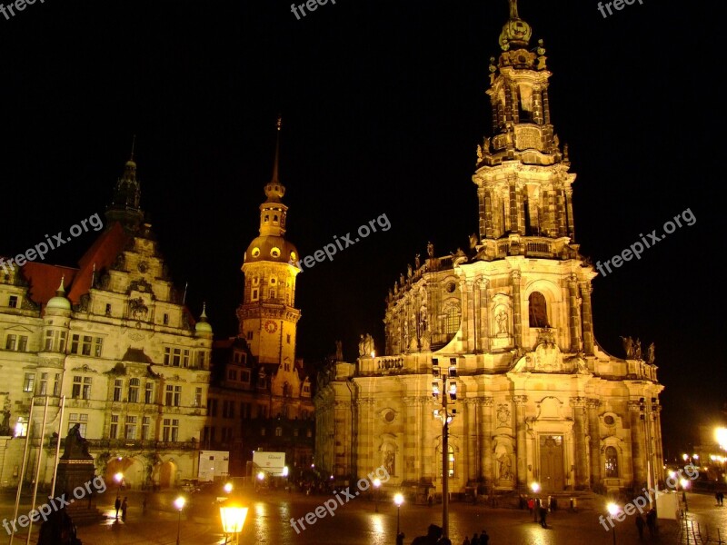 Dresden Historic Center Church Cathedral Lutheran Church