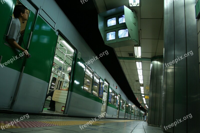 Subway Metro Korea Seoul Train