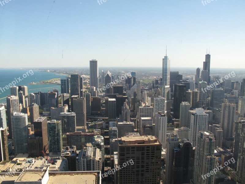 Tower Hancock Chicago Illinois Free Photos