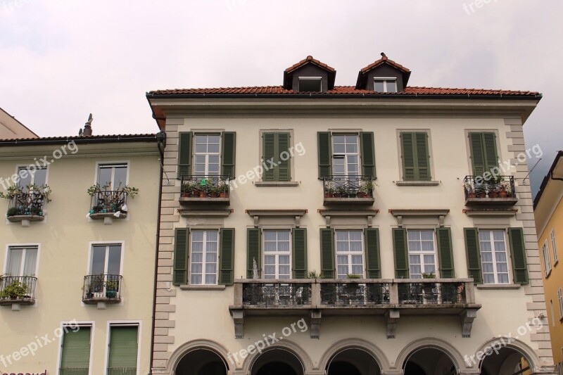 Locarno Architecture Arcades Architectural Style Mediterranean