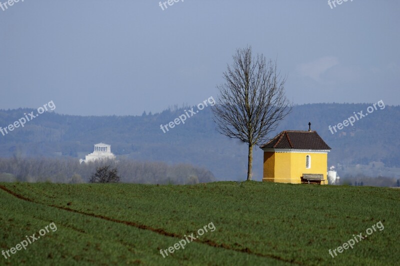 Walhalla Regensburg Chapel Tree Field